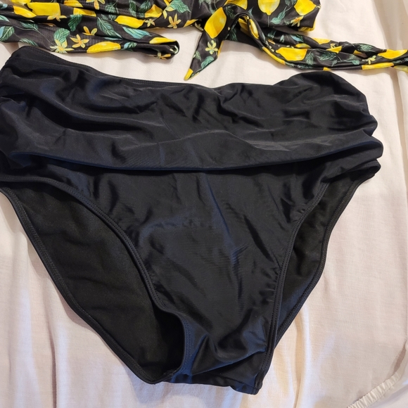 Swim Nwt Make Lemonaid High Low Adjustable Push Up Wrap Around Swim